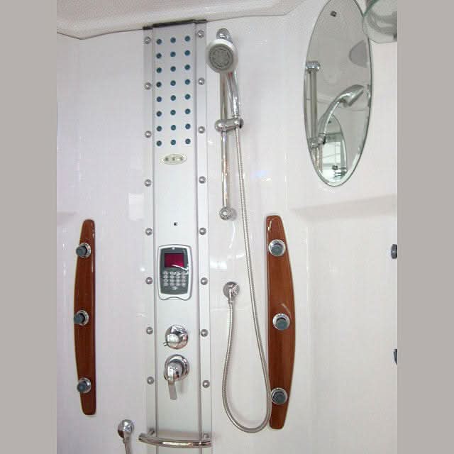 Mesa Showers Mesa WS-803A 2 Person Walk-In Steam Shower - 54"L x 35"W x 85"H