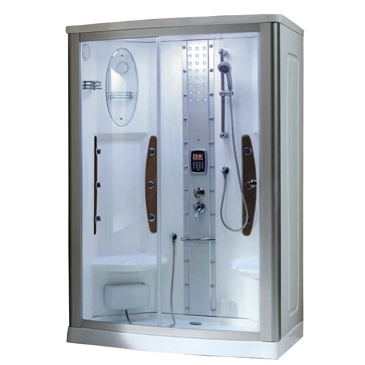 Mesa Showers Mesa WS-803A 2 Person Walk-In Steam Shower - 54"L x 35"W x 85"H