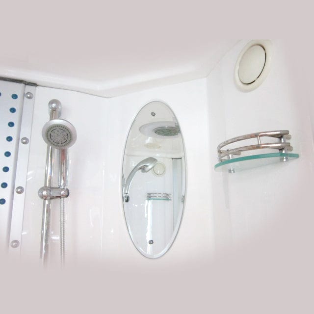 Mesa Showers Mesa WS-803A 2 Person Walk-In Steam Shower - 54"L x 35"W x 85"H