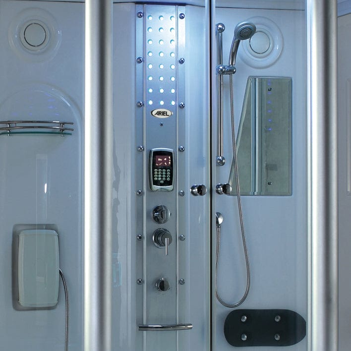 Mesa Showers Mesa WS-807A 2 Person Walk-In Steam Shower with Jetted Tub - 67"L x 35"W x 86"H