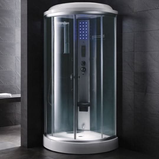 Mesa Showers Mesa WS-9090C 1 Person Corner Steam Shower - 36"L x 36"W x 85"H