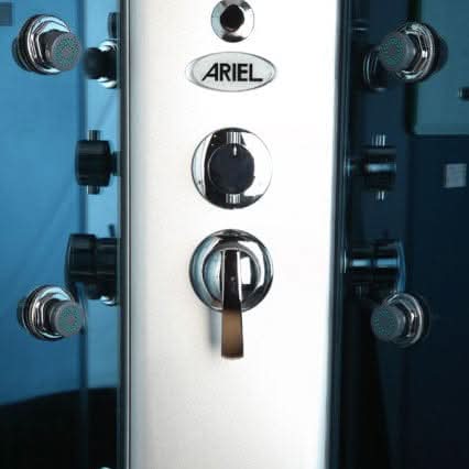 Mesa Showers Mesa WS-9090K 1 Person Corner Steam Shower - 36"L x 36"W x 85"H (Blue Glass)