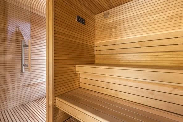 Auroom Saunas Auroom Natura Modern Outdoor Sauna with Changing Room