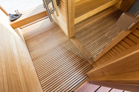 Auroom Saunas Auroom Natura Modern Outdoor Sauna with Changing Room