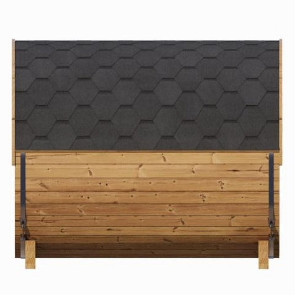 SaunaLife Saunas SaunaLife Model E8W 6 Person Sauna Barrel - Window