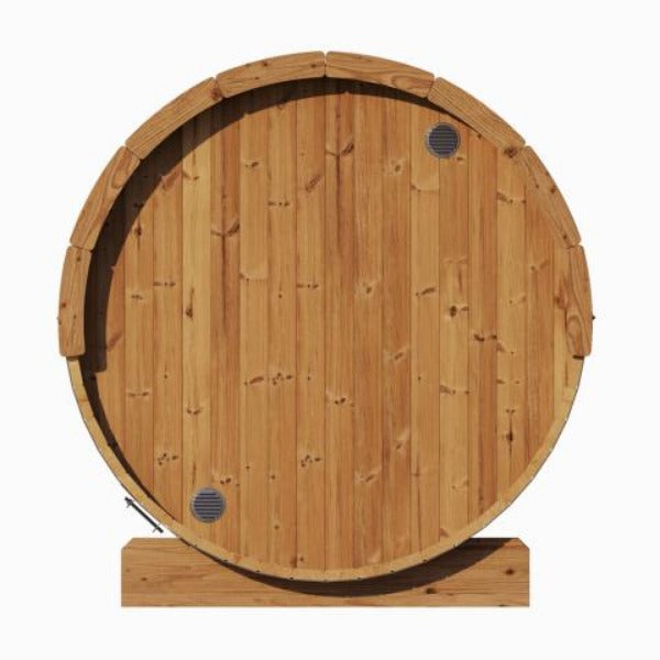 SaunaLife Model E8G Sauna Barrel Glass Front - My Sauna World