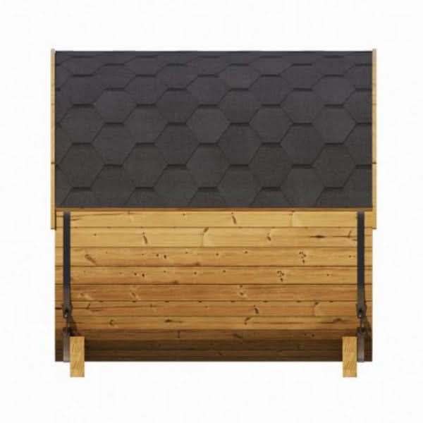 SaunaLife Saunas SaunaLife Model E7W 4 Person Sauna Barrel - Window