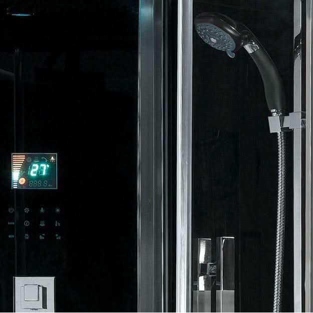 Platinum Showers In Stock Platinum DA333F8 2 Person Walk-In Steam Shower with Jetted Tub