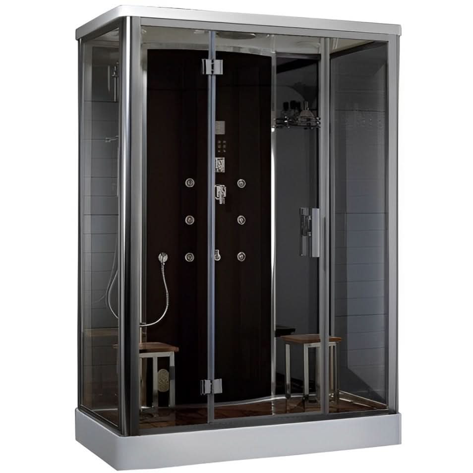 Platinum Showers Platinum DZ956F8 2 Person Walk-In Steam Shower