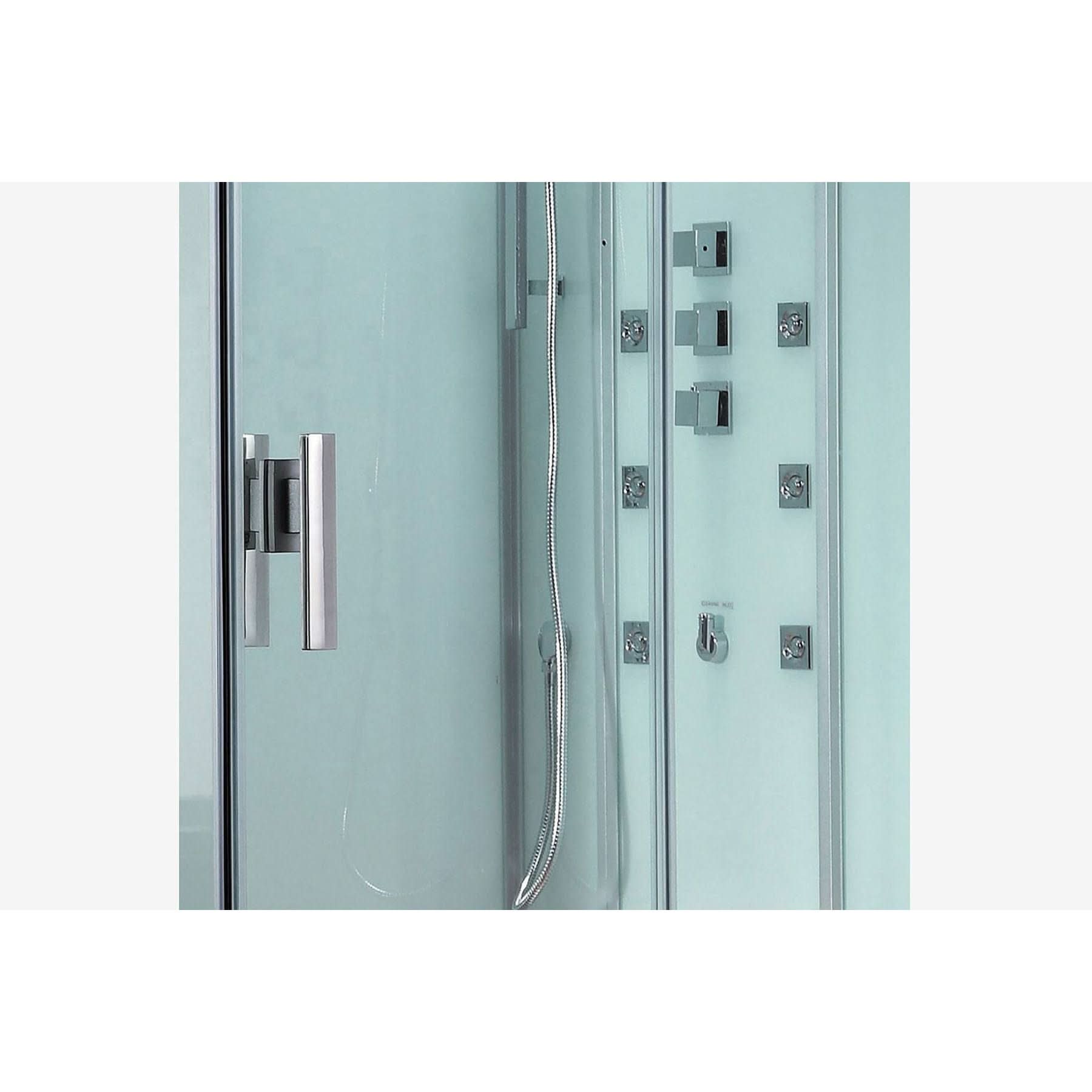 Platinum Showers Platinum DZ960F8 1 Person Walk-In Steam Shower
