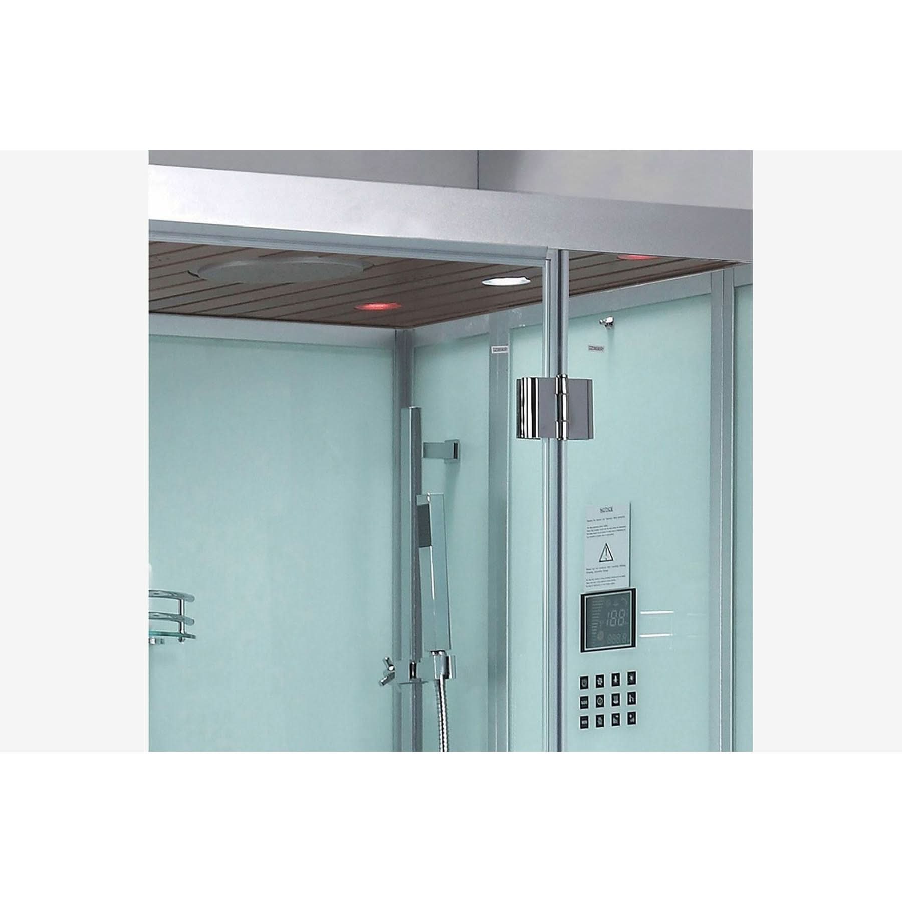 Platinum Showers Platinum DZ960F8 1 Person Walk-In Steam Shower