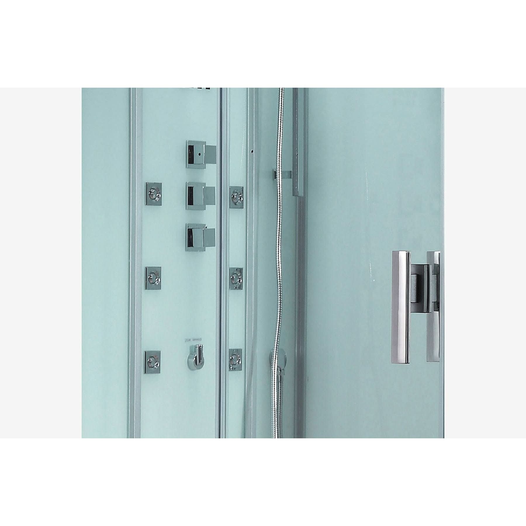 Platinum Showers Platinum DZ960F8 1 Person Walk-In Steam Shower