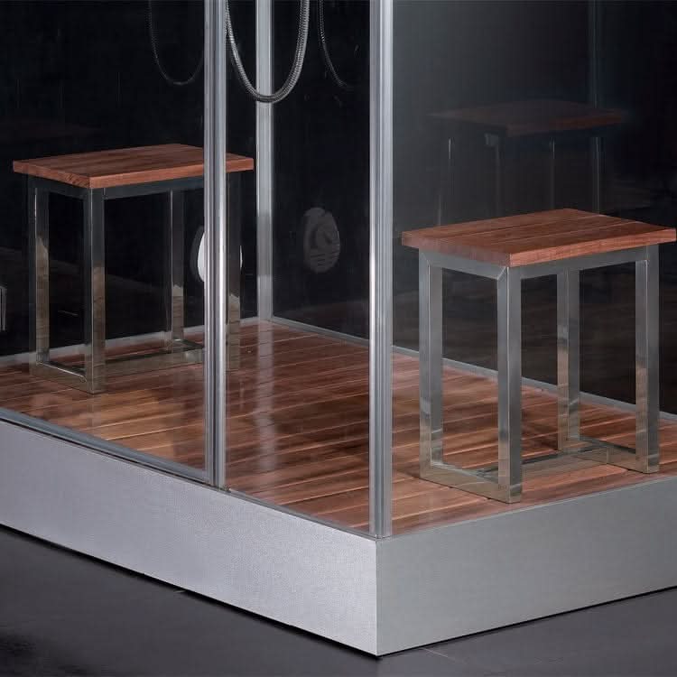 Platinum Showers Platinum DZ961F8 2 Person Walk-In Steam Shower