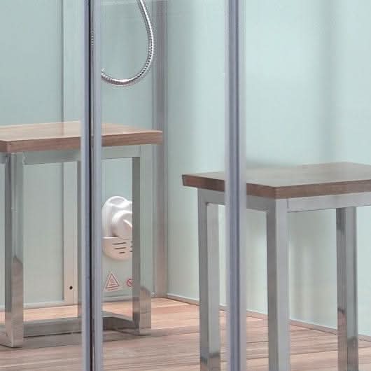 Platinum Showers Platinum DZ961F8 2 Person Walk-In Steam Shower