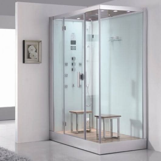 Platinum Showers Platinum DZ961F8 2 Person Walk-In Steam Shower