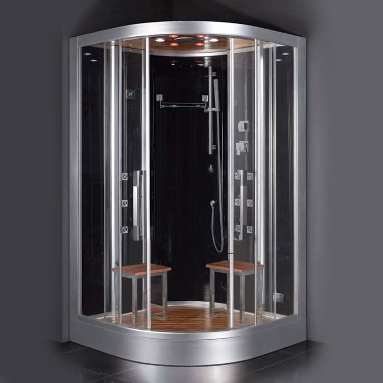 Platinum Showers Platinum DZ962F8 2 Person Walk-In Steam Shower