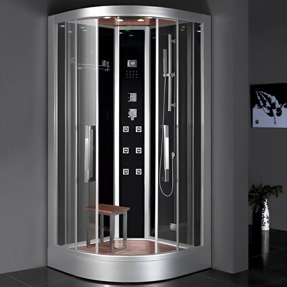 Platinum Showers Platinum DZ963F8 1 Person Walk-In Steam Shower