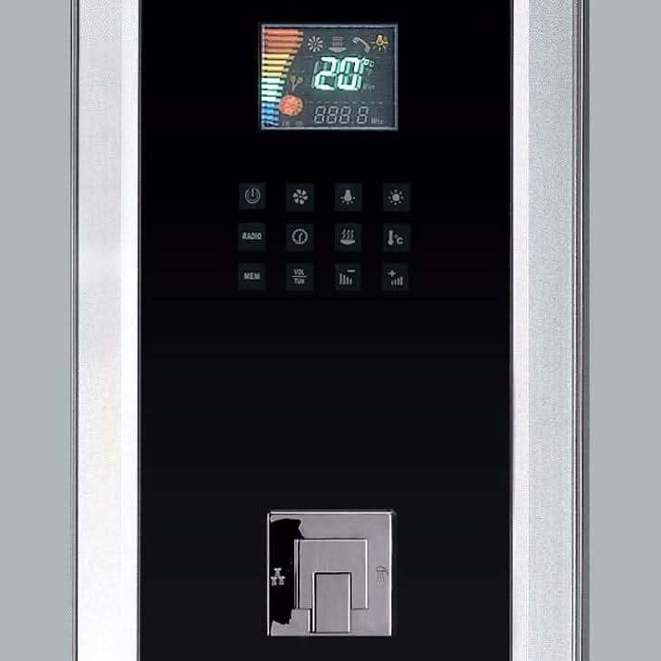Platinum Showers Platinum DZ963F8 1 Person Walk-In Steam Shower