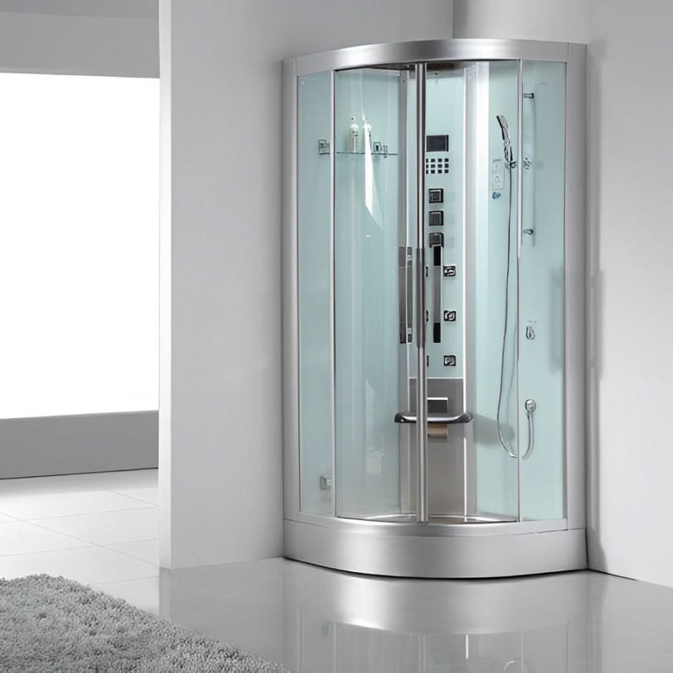 Platinum Showers Platinum DZ963F8 1 Person Walk-In Steam Shower