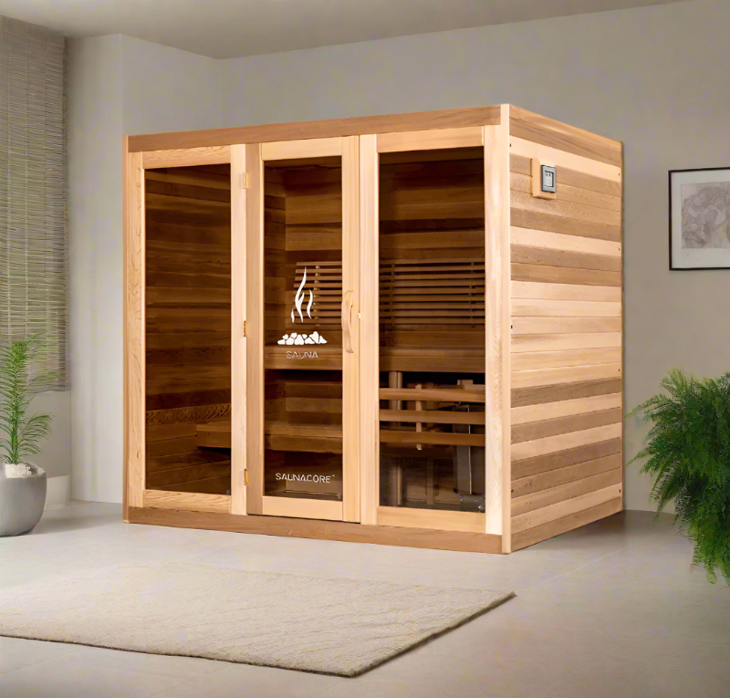 Saunacore Saunas Saunacore Traditional Modular Series C6X7 with Kw 6 SE Heater