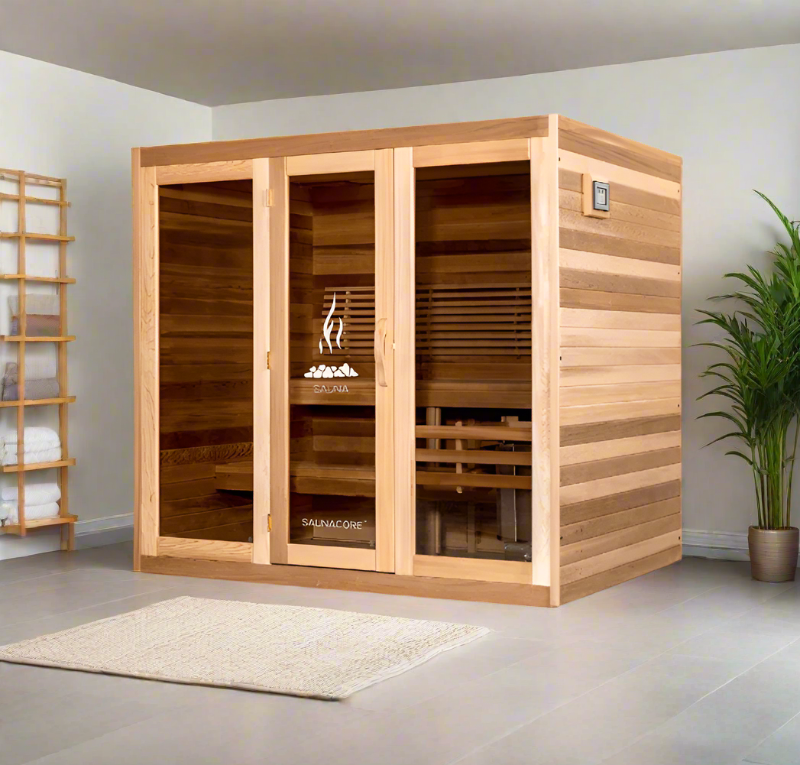 Saunacore Saunas Saunacore Traditional Modular Series C4X7 with Kw 4 SE Heater