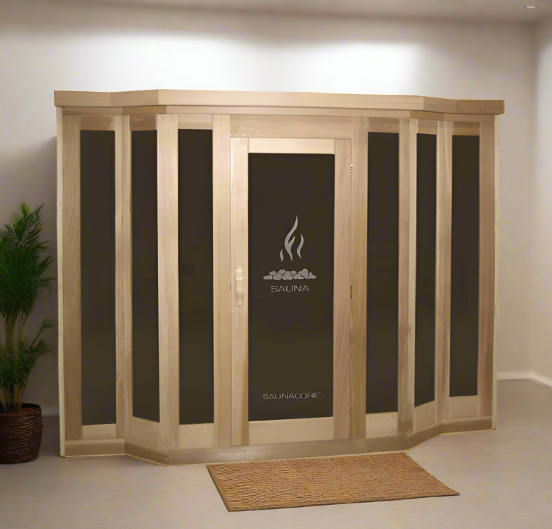 Saunacore Saunas Saunacore Vu-Classic Style Sauna V6x9