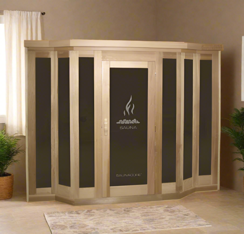 Saunacore Saunas Saunacore Vu-Classic Style Sauna V4x8