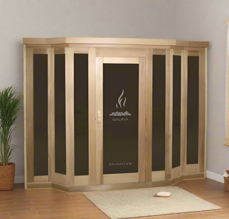 Saunacore Saunas Saunacore Vu-Classic Style Sauna V8x9