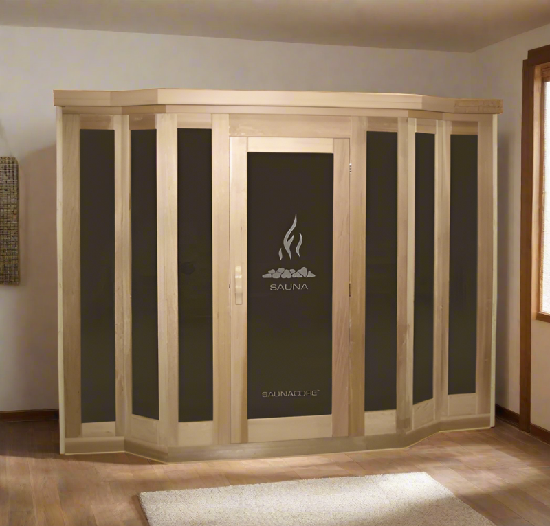 Saunacore Saunas Saunacore Vu-Classic Style Sauna V8x9