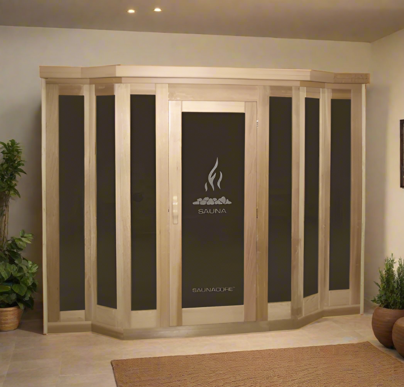 Saunacore Saunas Saunacore Vu-Classic Style Sauna V6x7