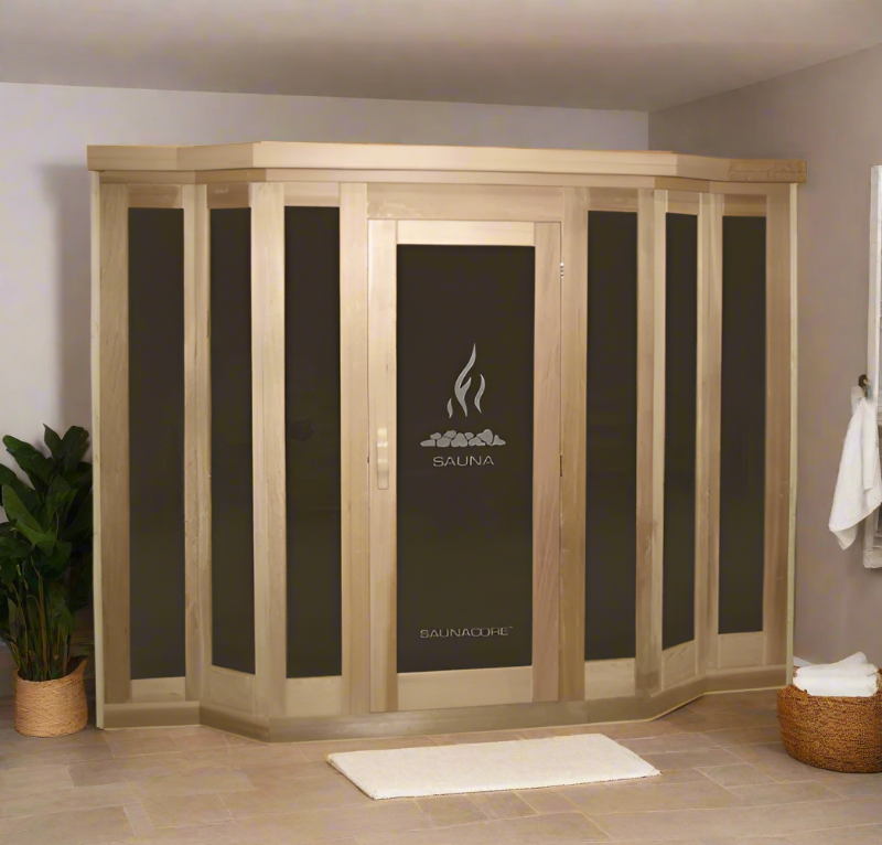 Saunacore Saunas Saunacore Vu-Classic Style Sauna V6x6