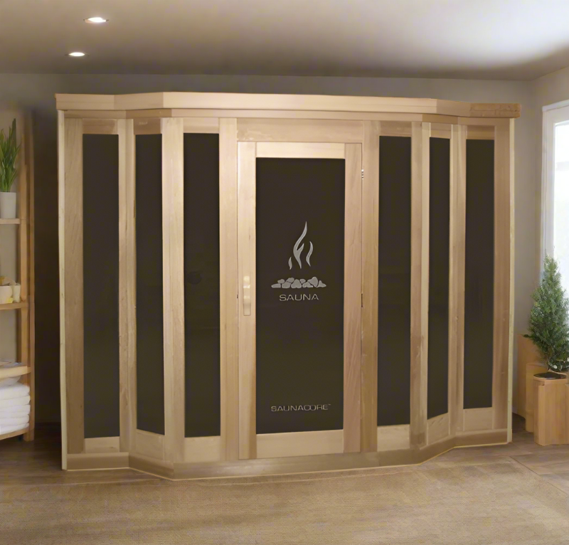 Saunacore Saunas Saunacore Vu-Classic Style Sauna V7x9