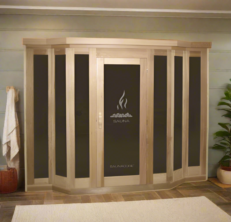 Saunacore Saunas Saunacore Vu-Classic Style Sauna V5x7