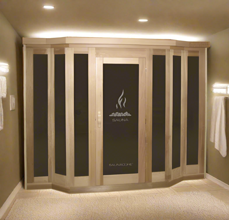 Saunacore Saunas Saunacore Vu-Classic Style Sauna V5x7