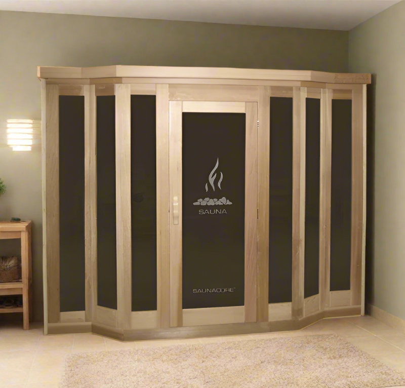 Saunacore Saunas Saunacore Vu-Classic Style Sauna V7x8