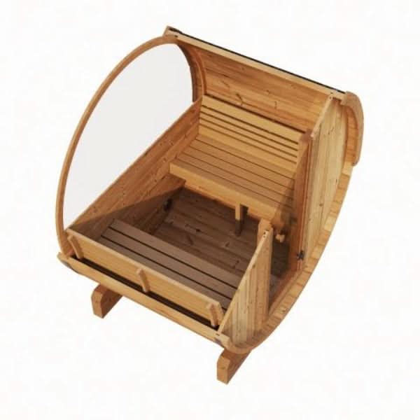 SaunaLife Saunas SaunaLife Model E6W 3 Person Sauna Barrel - Window