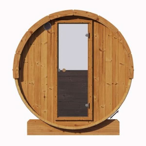 SaunaLife Saunas SaunaLife Model E6W 3 Person Sauna Barrel - Window