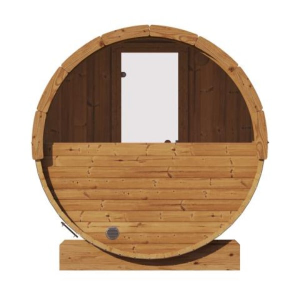SaunaLife Saunas SaunaLife Model E6W 3 Person Sauna Barrel - Window