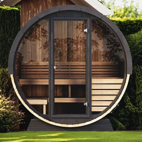 SaunaLife Saunas SaunaLife Model EE6G 4 Person Sauna Barrel