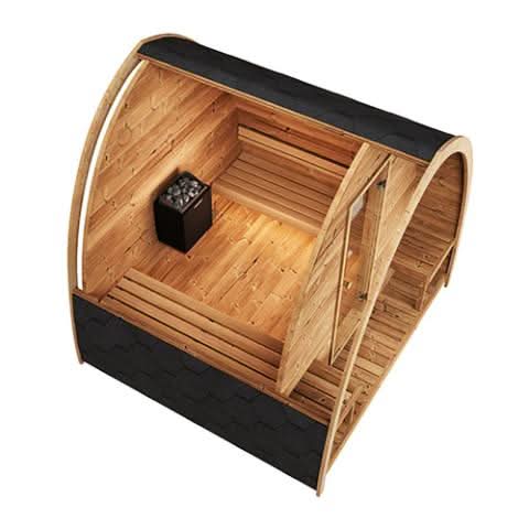 SaunaLife Saunas SaunaLife Model G3 6-person Outdoor Home Sauna Kit