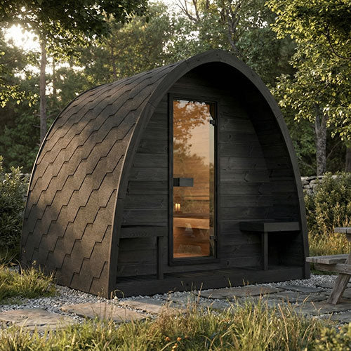 SaunaLife Saunas SaunaLife Model G3B 6 Person Garden Series Outdoor Traditional Sauna Kit (Paint Included)