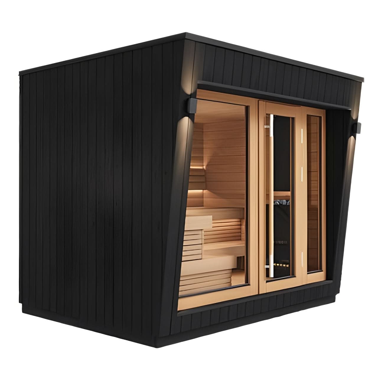 Saunum Saunas Saunum AirCube Space 5-Person Outdoor Cabin Sauna