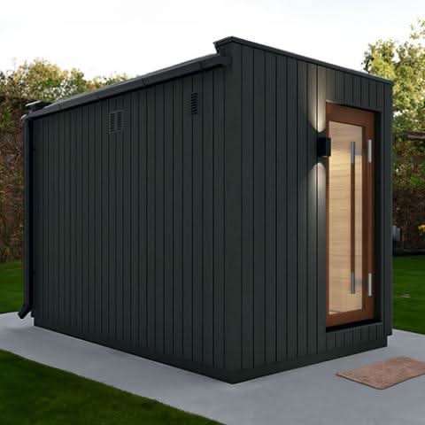 Saunum Saunas Saunum AirCube 3-Person Double AirCube Series Outdoor Cabin Sauna
