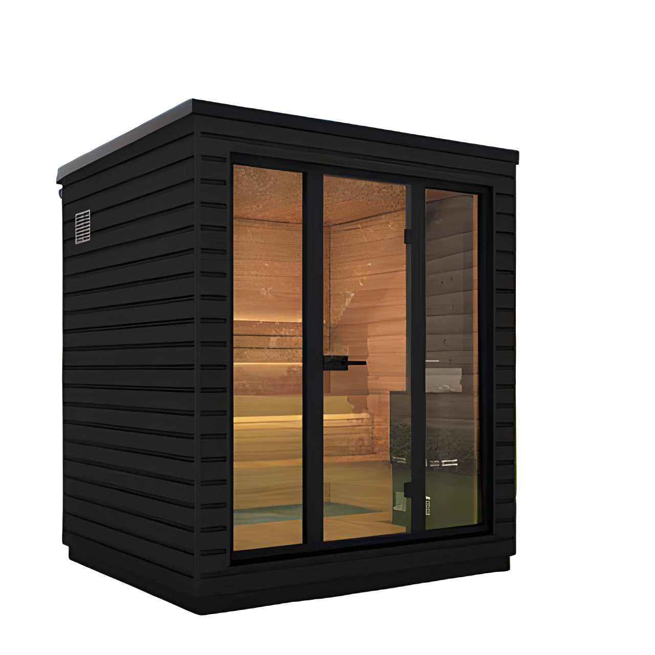 Saunum Saunas Saunum Classic 2-3 Person Mini Outdoor Cabin Sauna