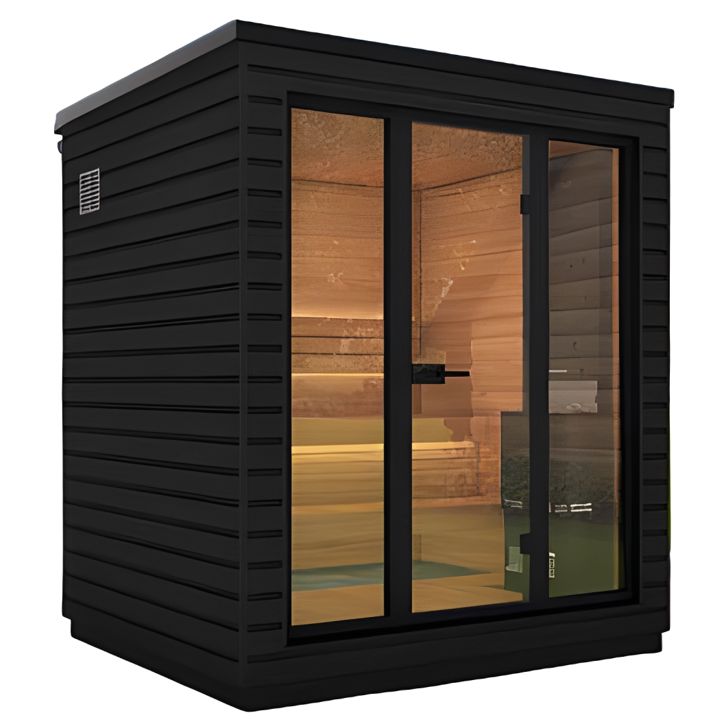 Saunum Saunas Saunum Classic 2-3 Person Mini Outdoor Cabin Sauna