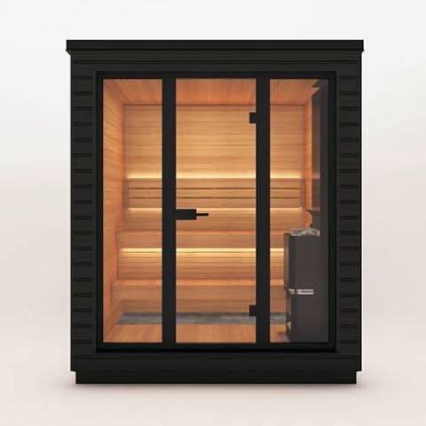 Saunum Saunas Saunum Classic 2-3 Person Mini Outdoor Cabin Sauna