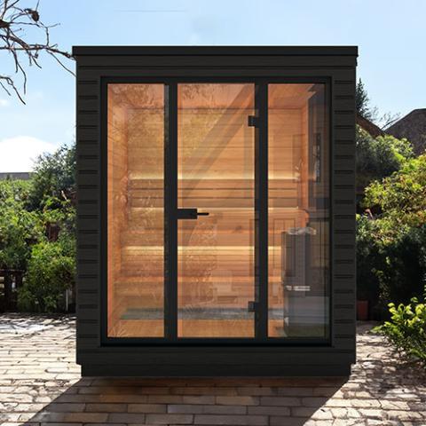Saunum Saunas Saunum Classic 2-3 Person Mini Outdoor Cabin Sauna