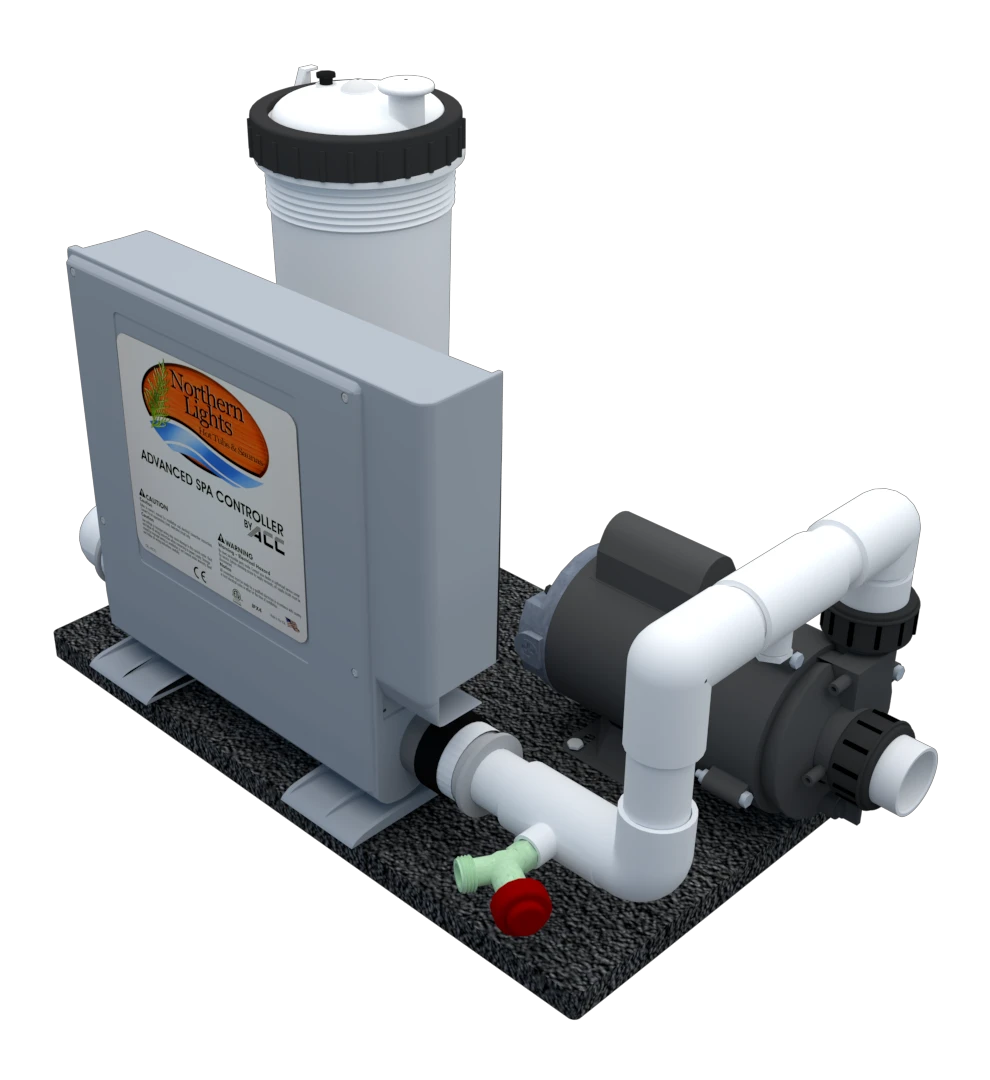 Northern Lights Hot Tubs Northern Lights Electric 2 Person Ofuro Tub Package