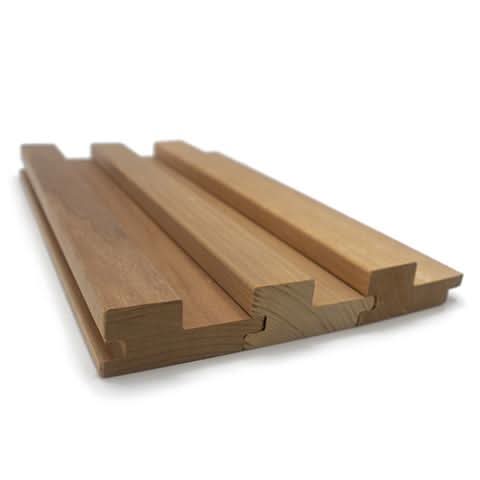 ProSaunas Accessories Prosaunas Thermo-Aspen Grace 2x3 T&G Wall Cladding
