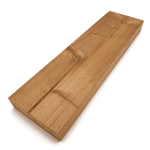Prosaunas Thermo-Spruce 2x4 S4SEE SHP Bench Material